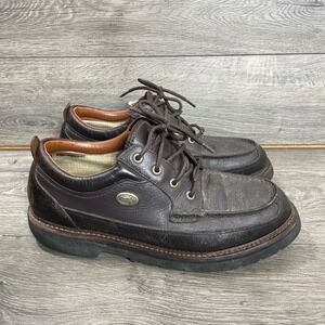 VTG Red Wing Irish Setter Shoes Mens 12 Brown Leather Moc Toe Oxford Work Rugged